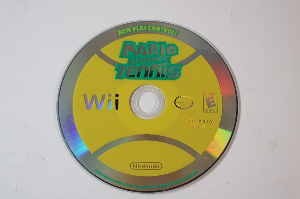 Mario Power Tennis Wii (Nintendo Wii, 2009) DISC ONLY Tested & Working
